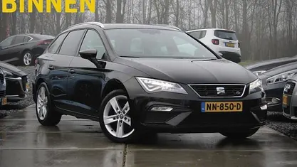 Zwart Gebruikt 2017 Seat Leon ST FR Stationwagen | € 9.950 (Super prijs)