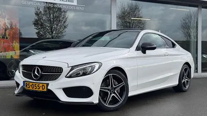 Wit Occasion 2017 Mercedes C200 Edition 1 Coupé | € 25.500 (Eerlijke prijs)