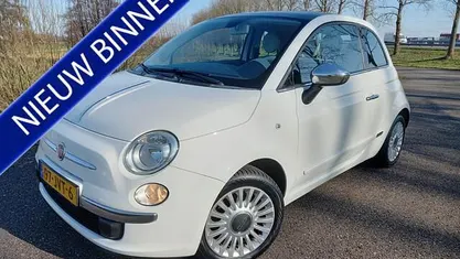 Occasion Fiat 500 Lounge 69 PK (50 kW) 2009 Wit Cabriolet