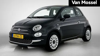 Occasion Fiat 500C Lounge 69 PK (50 kW) 2020 Zwart Cabriolet