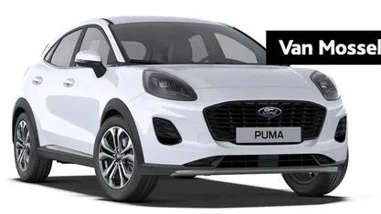 Wit Nieuw 2025 Ford Puma Titanium SUV | € 30.270 (Super prijs)