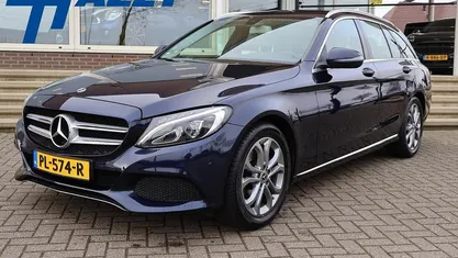 Occasion Mercedes C180 157 PK (115 kW) 2017 Blauw Stationwagen