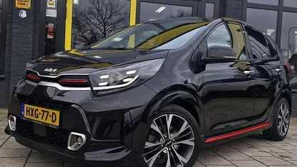 Zwart Gebruikt 2022 Kia Picanto GT-Line Hatchback | € 17.950 (Goede deal)