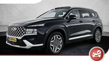 Zwart Occasion 2021 Hyundai Santa Fe Comfort SUV | € 31.725 (Eerlijke prijs)