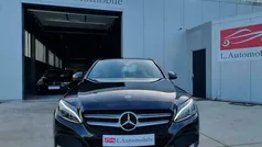 Zwart Occasion 2018 Mercedes C180 AMG line Sedan | € 23.950 (Eerlijke prijs)
