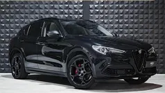 Zwart Gebruikt 2019 Alfa Romeo Stelvio Tech Edition SUV | € 37.900 (Eerlijke prijs)