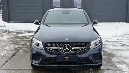 Occasion Mercedes GLC43 AMG AMG 367 PK (269 kW) 2018 Blauw (metallic) Coupé