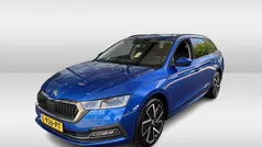 Blauw, metallic lak Gebruikt 2021 Skoda Octavia First Edition Stationwagen | € 23.950 (Eerlijke prijs)