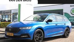 Blauw Gebruikt 2022 Skoda Octavia SportLine Stationwagen | € 24.845 (Eerlijke prijs)