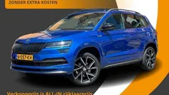 Blauw Gebruikt 2021 Skoda Karoq SportLine SUV | € 33.850 (Eerlijke prijs)