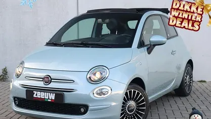 Groen Gebruikt 2020 Fiat 500C Launch Edition Cabriolet | € 14.900 (Eerlijke prijs)
