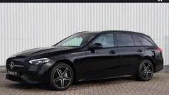 Zwart Gebruikt 2022 Mercedes C300 AMG line Stationwagen | € 35.950 (Super prijs)