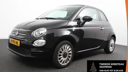 Zwart Gebruikt 2019 Fiat 500C Lounge Cabriolet | € 13.250 (Eerlijke prijs)
