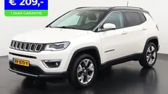 Pearl white tricoat (pwh)/black clear coat (qx8s) Gebruikt 2018 Jeep Compass Limited SUV | € 16.395 (Eerlijke prijs)