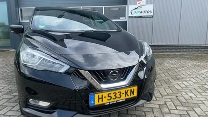 Occasion Nissan Micra Tekna 101 PK (74 kW) 2020 Zwart (metallic) Hatchback
