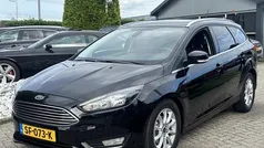 Zwart Gebruikt 2017 Ford Focus Titanium Stationwagen | € 7.950 (Eerlijke prijs)