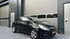 Zwart Gebruikt 2008 Opel Corsa Enjoy Hatchback | € 1.695 (Eerlijke prijs)