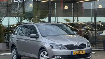 Occasion Skoda Fabia Ambition 75 PK (55 kW) 2015 Beige Stationwagen