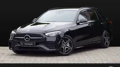 Zwart Gebruikt 2022 Mercedes C300e AMG line Stationwagen | € 41.500 (Eerlijke prijs)