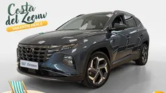 Dark teal metallic (tg8) Gebruikt 2021 Hyundai Tucson Premium SUV | € 30.750 (Eerlijke prijs)