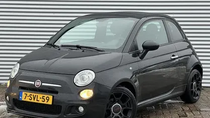 Zwart (metallic) Occasion 2014 Fiat 500C Lounge Cabriolet | € 6.448 (Eerlijke prijs)