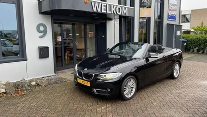 Occasion BMW 220 184 PK (135 kW) 2017 Zwart, metallic lak Cabriolet