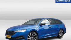 Blauw, metallic lak Gebruikt 2023 Skoda Octavia Business Line Stationwagen | € 28.950 (Eerlijke prijs)