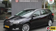 Zwart Gebruikt 2017 Ford Focus Titanium Stationwagen | € 11.395 (Eerlijke prijs)