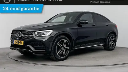 Occasion Mercedes GLC300e AMG line 320 PK (235 kW) 2020 Zwart Coupé