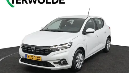Wit Occasion 2021 Dacia Sandero Comfort Hatchback | € 13.340 (Eerlijke prijs)