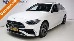 Wit Gebruikt 2022 Mercedes C300 AMG line Stationwagen | € 42.950 (Goede deal)