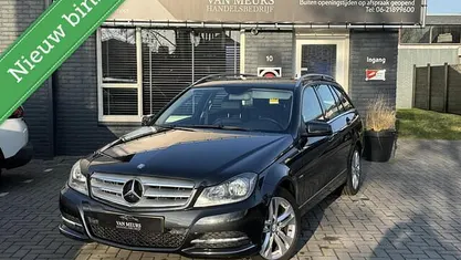 Zwart Occasion 2013 Mercedes C180 Avantgarde Stationwagen | € 9.750 (Eerlijke prijs)