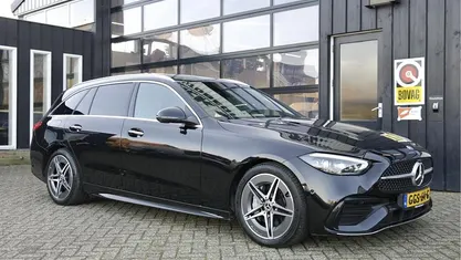 Occasion Mercedes C180 AMG line 2024 Zwart Stationwagen