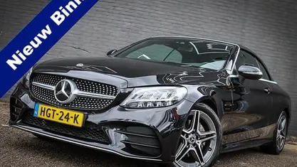 Occasion Mercedes C180 AMG line 157 PK (115 kW) 2023 Zwart Cabriolet