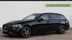 Zwart Gebruikt 2022 Mercedes C300 AMG line Stationwagen | € 35.950 (Super prijs)