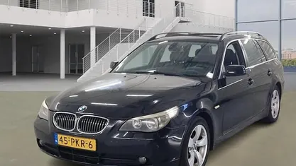 Zwart Gebruikt 2006 BMW 523 Executive Stationwagen | € 3.499 (Eerlijke prijs)
