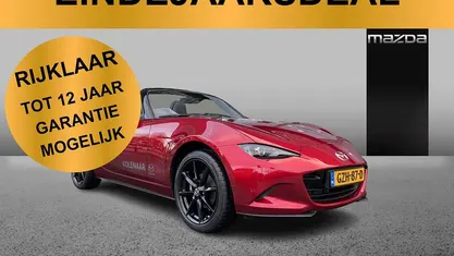 Rood Nieuw 2025 Mazda MX5 Exclusive-Line Cabriolet | € 37.895 (Eerlijke prijs)