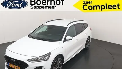 Wit Occasion 2022 Ford Focus ST-Line X Stationwagen | € 22.900 (Eerlijke prijs)
