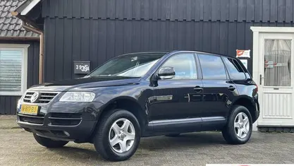 Zwart Occasion 2004 VW Touareg SUV | € 4.995 (Super prijs)