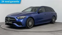 Blauw, metallic lak Gebruikt 2022 Mercedes C200 AMG line Stationwagen | € 44.900 (Eerlijke prijs)