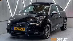 Zwart, metallic lak Gebruikt 2012 Audi A1 Ambition Hatchback | € 6.990 (Eerlijke prijs)