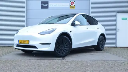 Wit Gebruikt 2021 Tesla Model Y Long Range AWD SUV | € 33.999 (Eerlijke prijs)