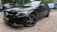 Zwart Gebruikt 2017 Mercedes C400 Prestige Stationwagen | € 26.950 (Super prijs)