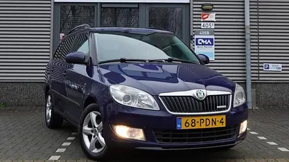 Occasion Skoda Fabia GreenLine 75 PK (55 kW) 2011 Blauw Stationwagen
