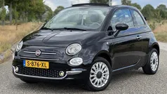 Zwart Gebruikt 2017 Fiat 500C Lounge Cabriolet | € 9.950 (Eerlijke prijs)