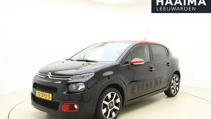 Zwart Occasion 2018 Citroën C3 PureTech Hatchback | € 11.950 (Eerlijke prijs)