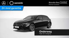 Zwart Gebruikt 2023 Mercedes A180 AMG line Hatchback | € 31.850 (Eerlijke prijs)