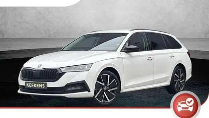 Occasion Skoda Octavia Business Line 110 PK (80 kW) 2021 Wit Stationwagen