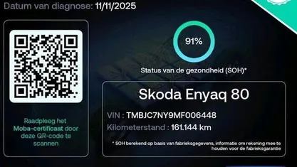 Wit Gebruikt 2020 Skoda Enyaq iV SportLine SUV | € 20.745 (Goede deal)