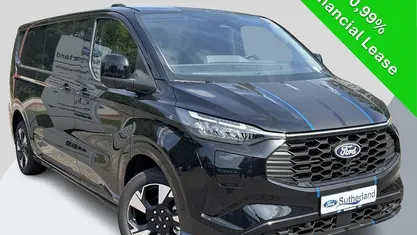Zwart Nieuw 2025 Ford Transit Custom Sport Van | € 46.895 (Super prijs)